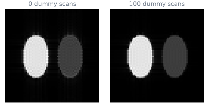 0 dummy scans, 100 dummy scans