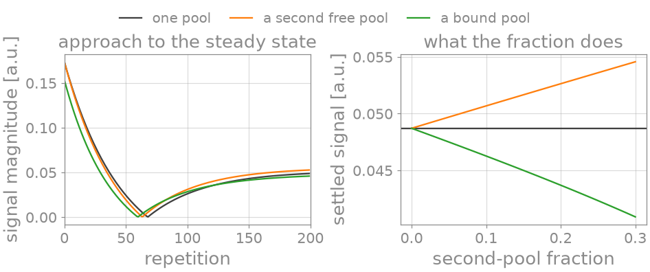approach to the steady state, what the fraction does