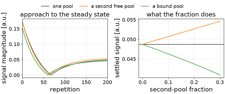 approach to the steady state, what the fraction does